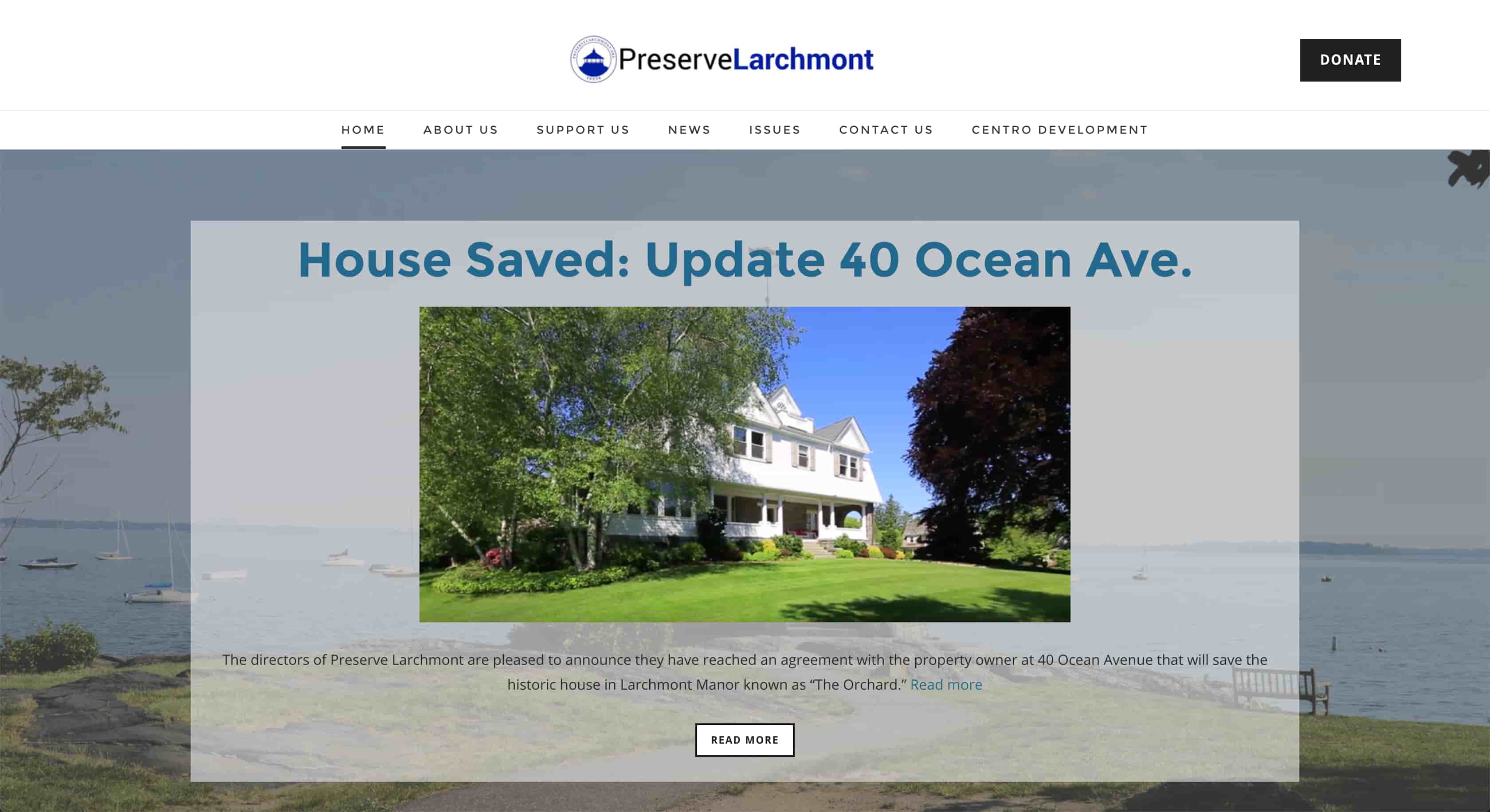 Preserve Larchmont Homepage